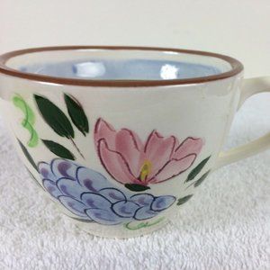 Lot of Three (3) 6 Oz Tea Cups Stangl Pottery Fruit and Flowers Small Mugs